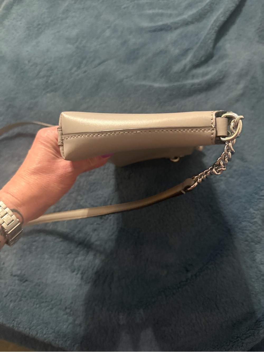kate spade pale lavender leather mini shoulder bag - Picture 10 of 10